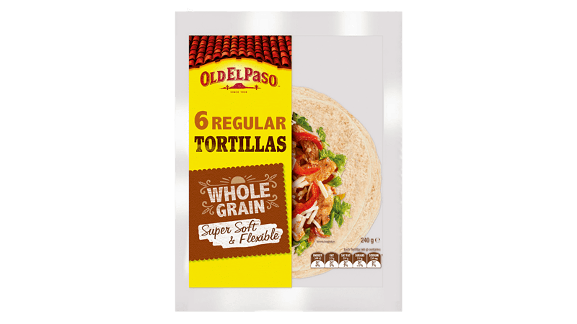 6 Pack Wholegrain Tortillas
